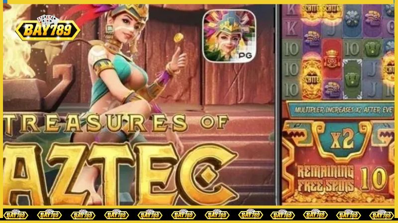 Biểu tượng đặc trưng trong game Nổ hũ kho báu Aztec tại Bay789 là gì?