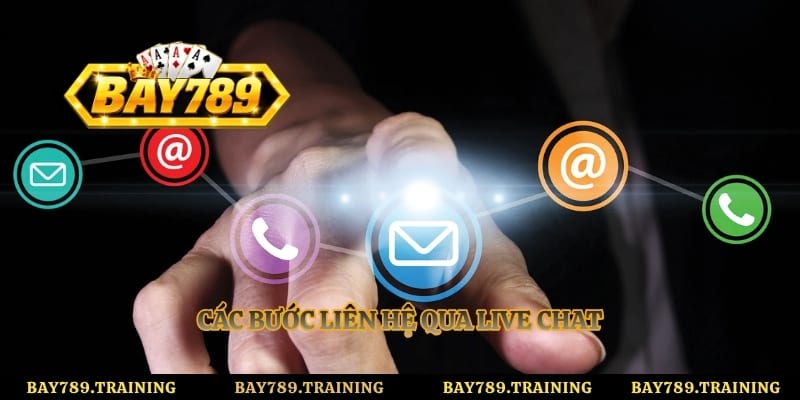 Các bước liên hệ qua live chat