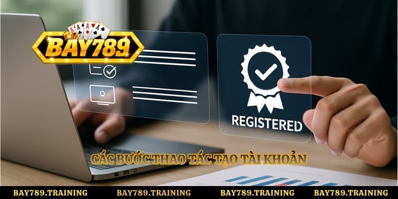 Các bước thao tác tạo tài khoản
